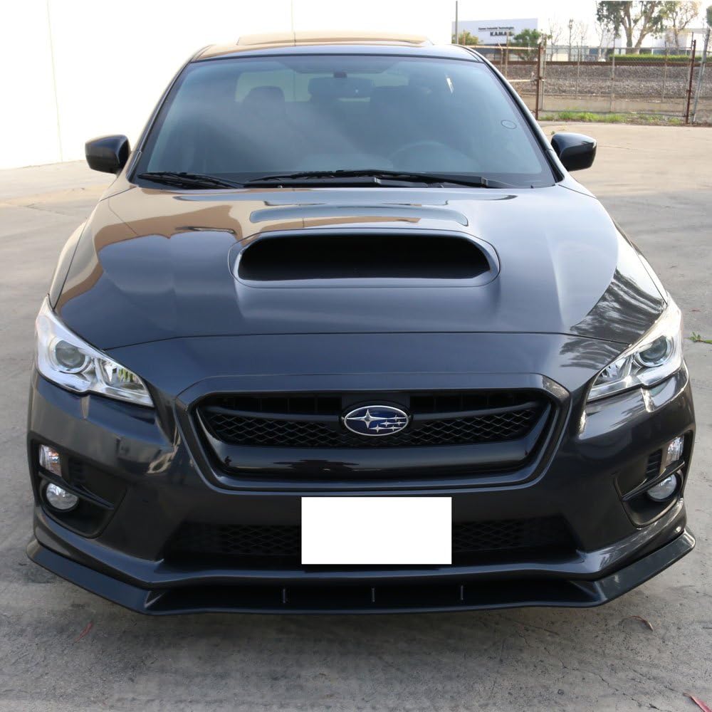 Black ABS Front Bumper Lip Splitter Y3251