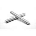 1/4 inch-20 x 3 1/2 inch Coarse Thread Hanger Bolt Low Carbon Steel Zinc Plated Pk 100 M696241