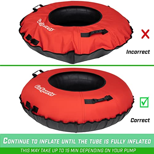 44 in Heavy-Duty Winter Snow Tube with Canvas Cover J643783