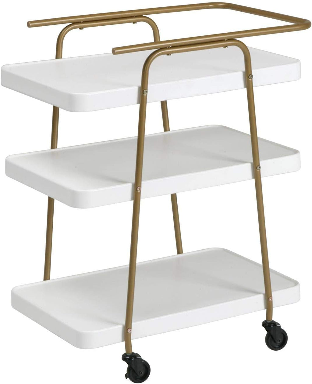 White 3 Tier Serving Cart V448501