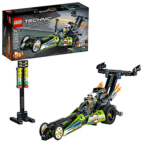 LEGO Technic Dragster Pull-Back Racing Toy Building Kit (225 Pieces) B512