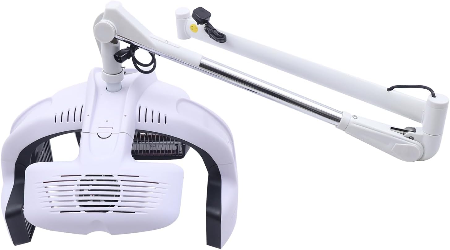 1250W Wall Mounted Hair Dryer with LCD Display Adjustable Swing Arm W6519