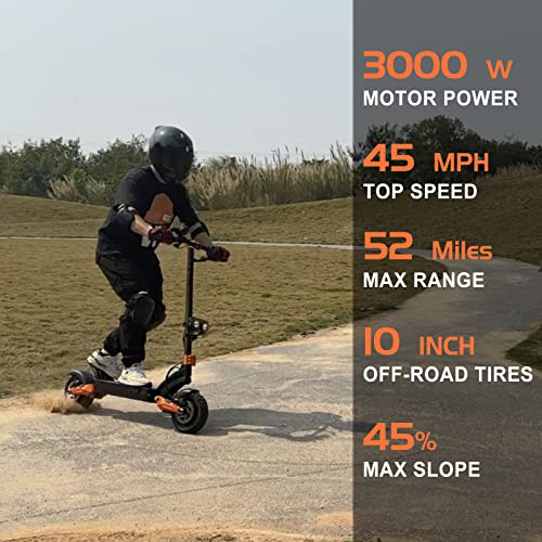 3000W Dual Motors Electric Scooter with Seat C9326