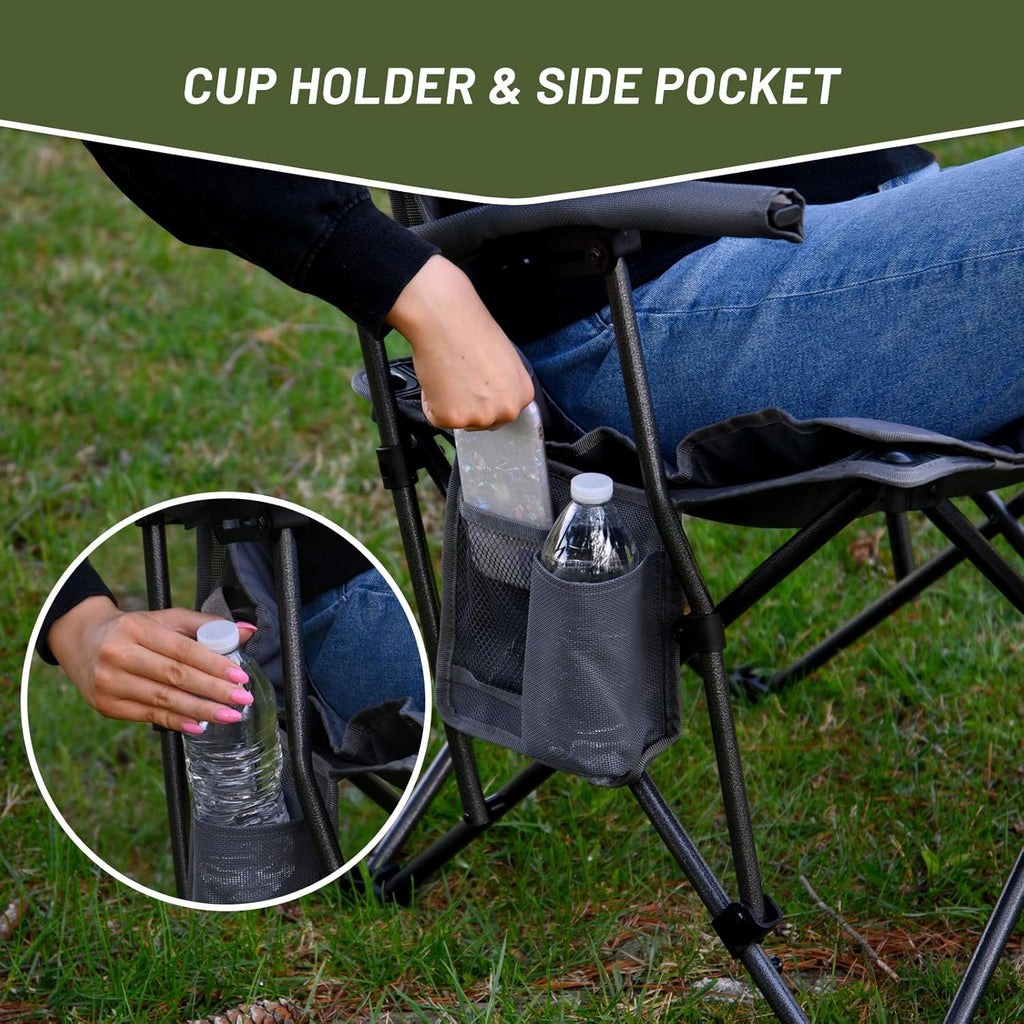 Grey Folding Outdoor Camp Chair O711846