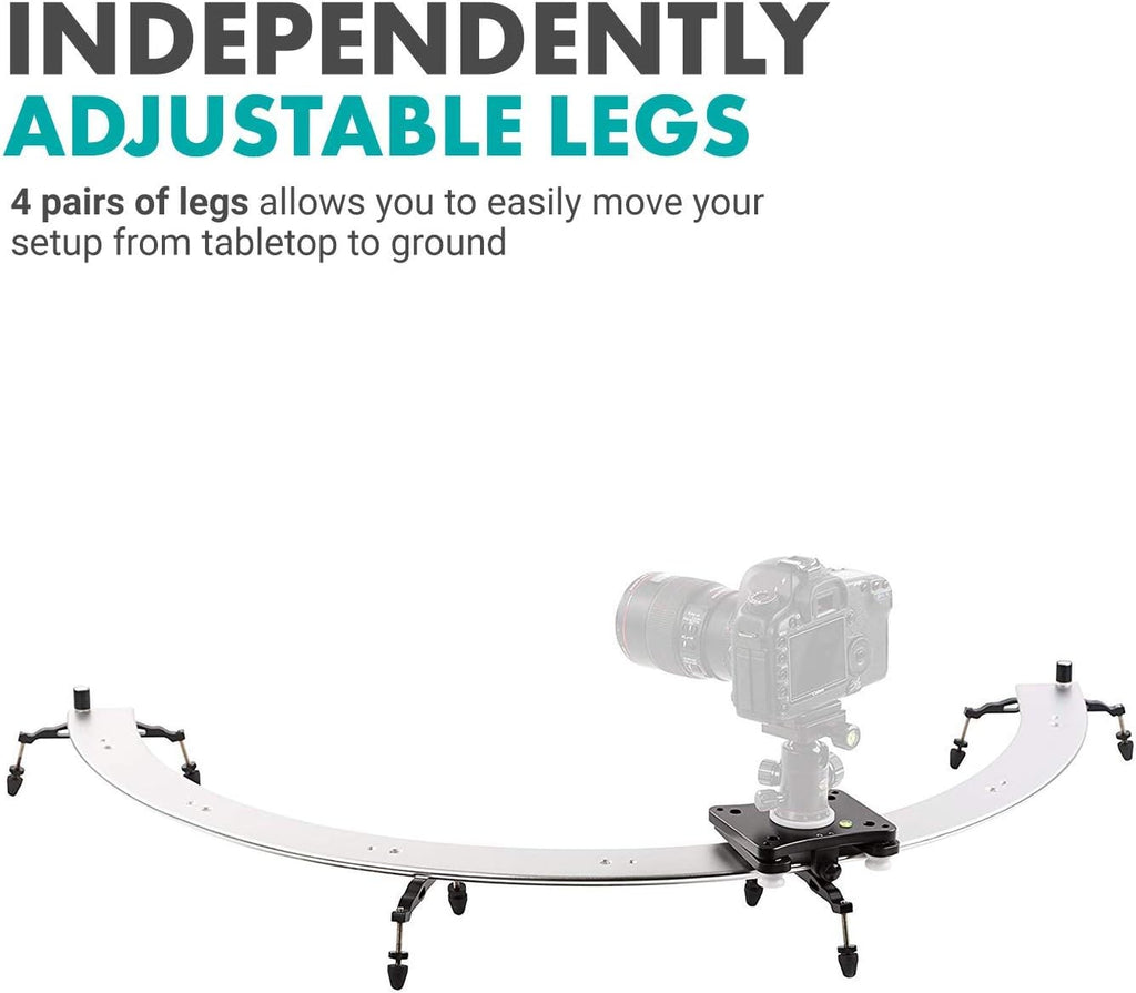 Panoramic 180° Circular Camera Sliding Track System with Roller Bearing Sliding Platform G394501