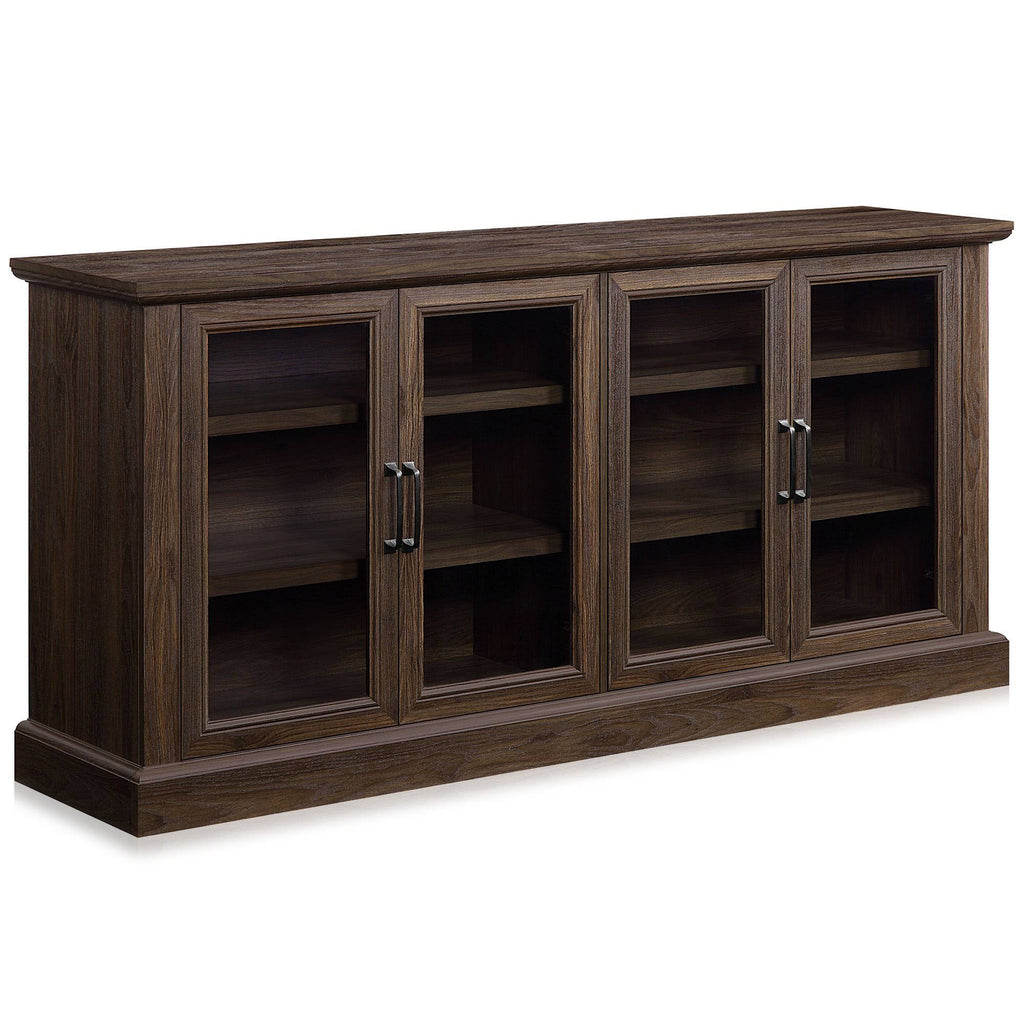 Rustic Grey 4 Door Wood Sideboard Cabinet W565