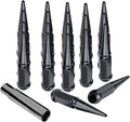 20 pcs Black Solid Steel Lug Nuts with Installation Key P69755