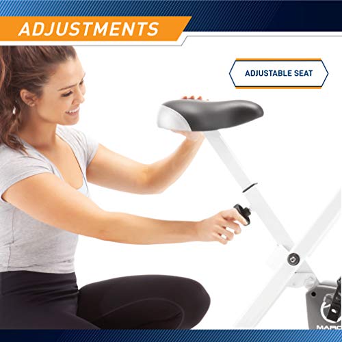 Foldable Upright Exercise Bike with Adjustable Resistance N4163