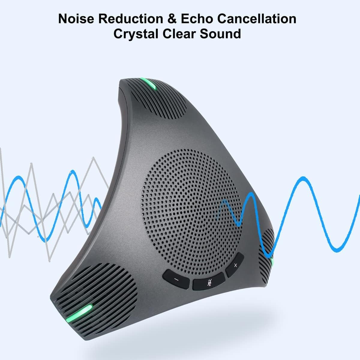 USB Speakerphone with DSP Noise Reduction and Echo Cancellation J782328