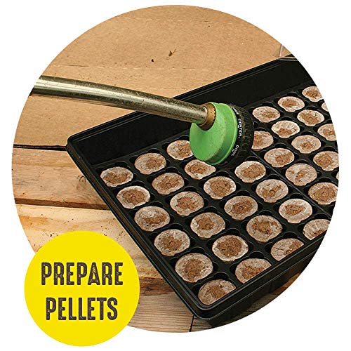 36 Cell 36mm Peat Pellets Seed Starting Tray Kit, 3 Pack F461