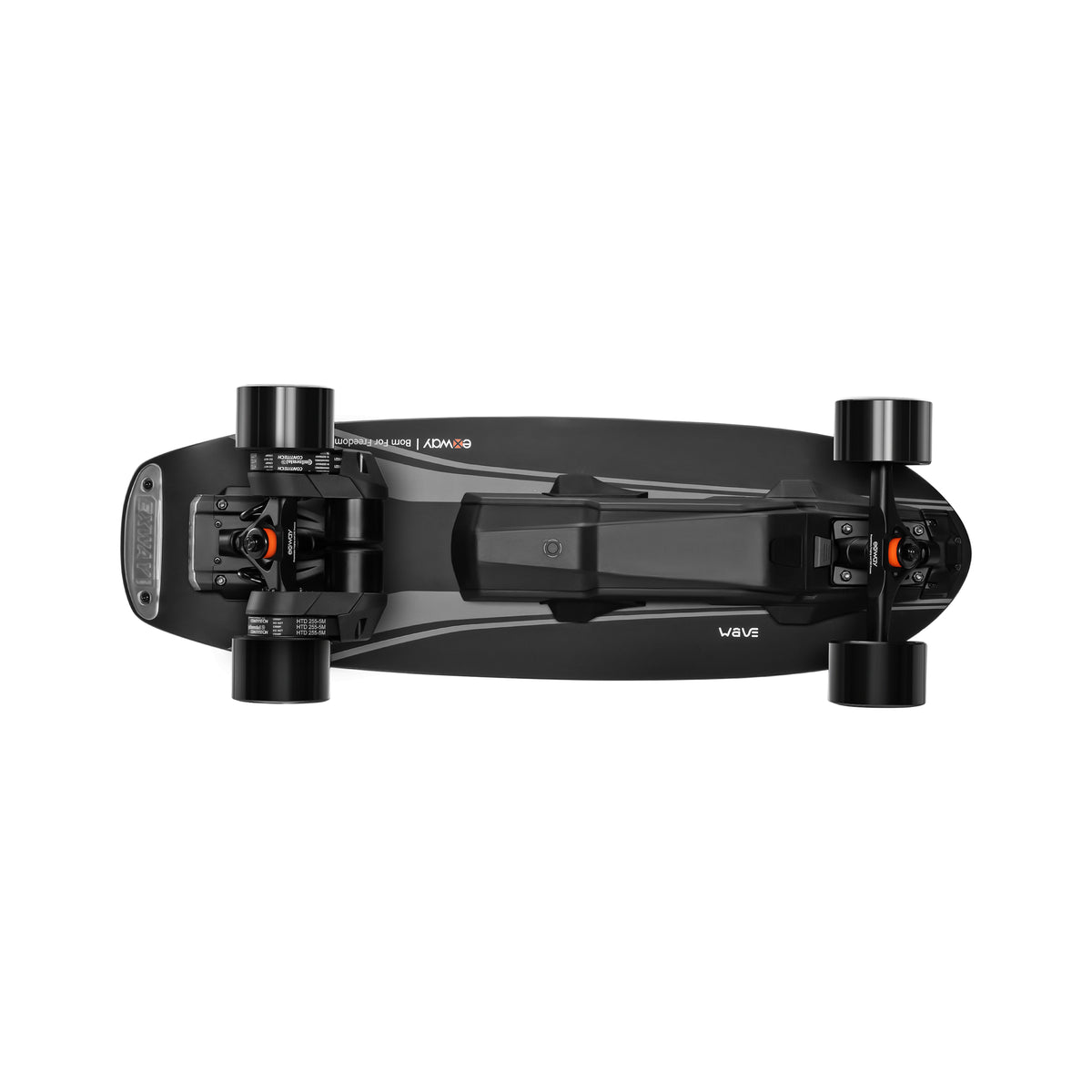 Electric Skateboard with Remote, Speed 23mph, Range 13miles, Quick-Swap Battery, IP55 Waterproof V77926