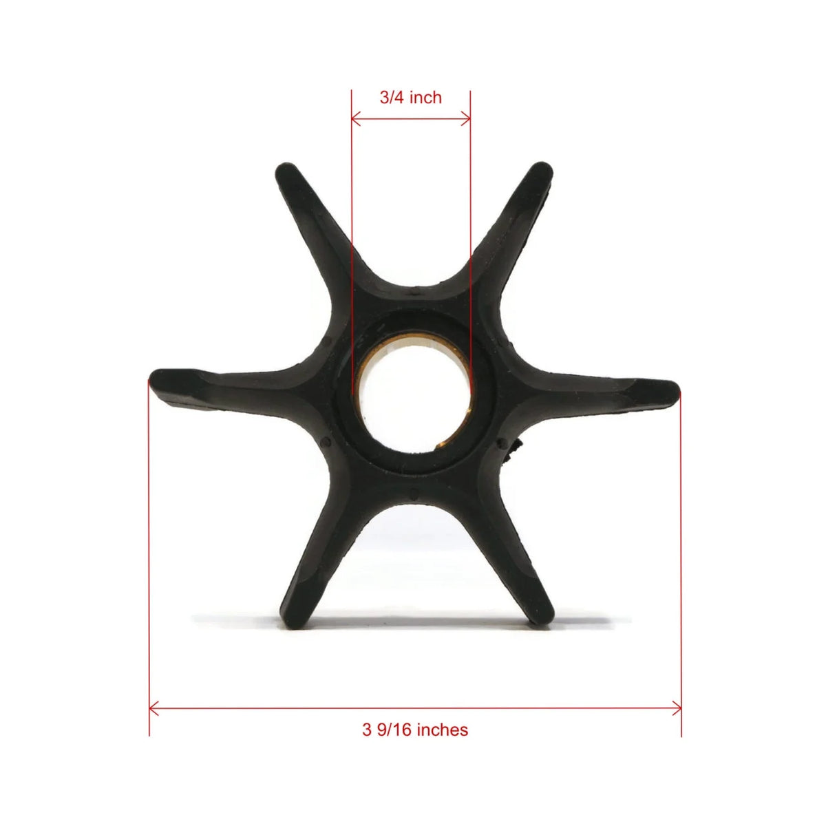 Water Pump Impeller Kit For 1979 Evinrude 75 HP With 20" Transom T2384