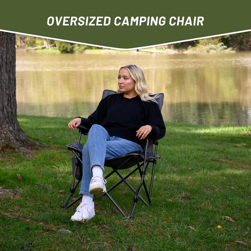 Grey Folding Outdoor Camp Chair O711846