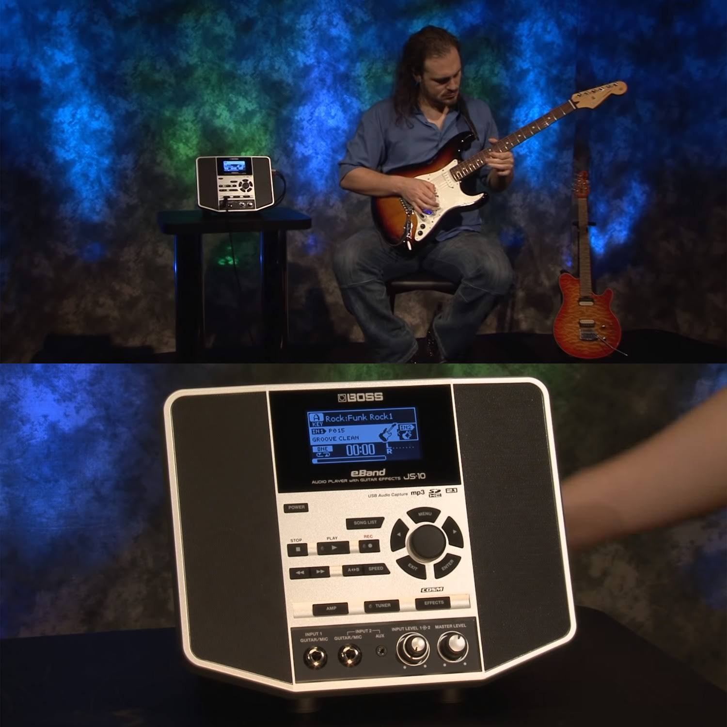 Audio Player with Guitar Effects U300