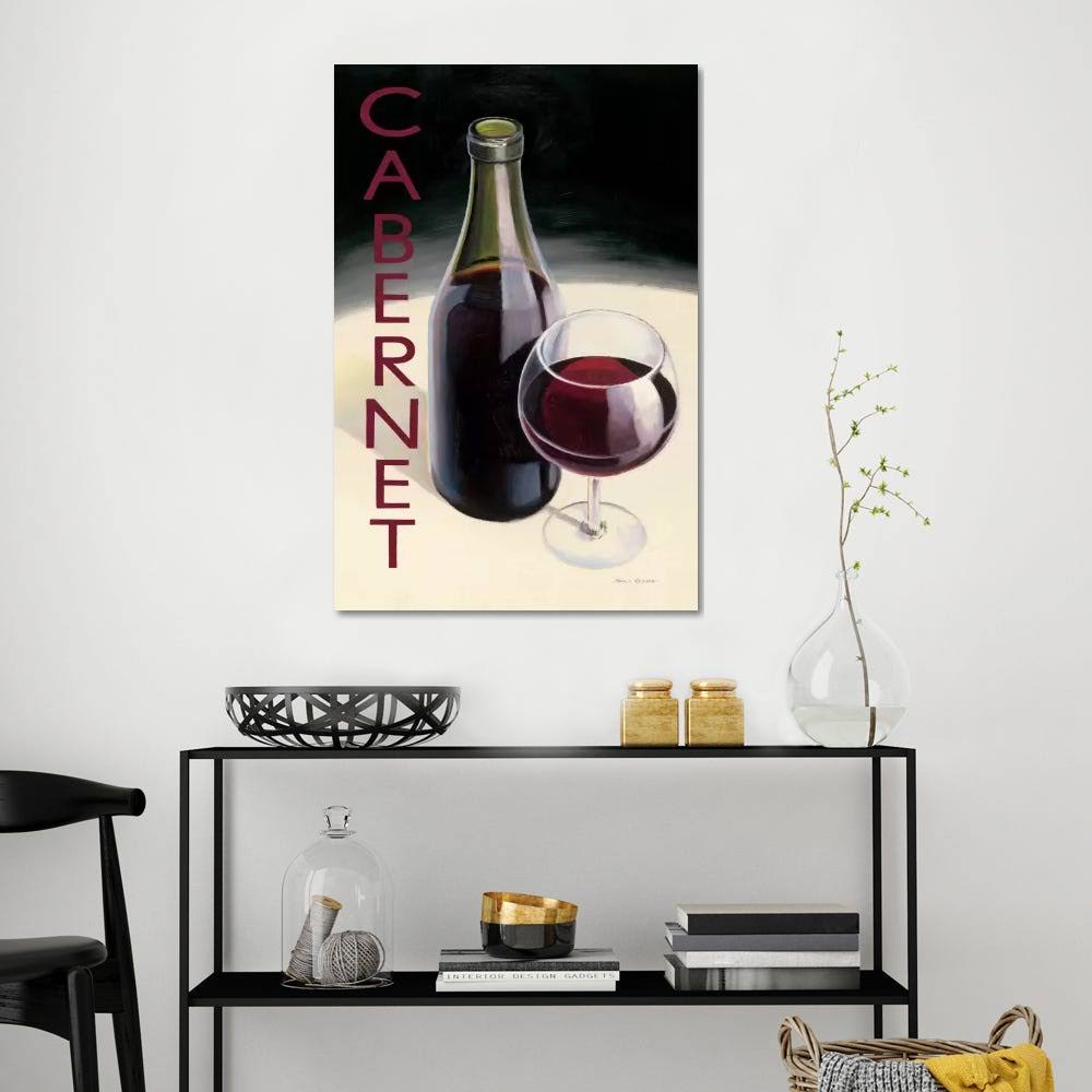 Cabernet Print Canvas Art R741