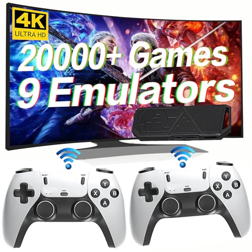 Wireless Retro Game Console with 20,000 Games and Dual 2.4G Wireless Controllers X8816