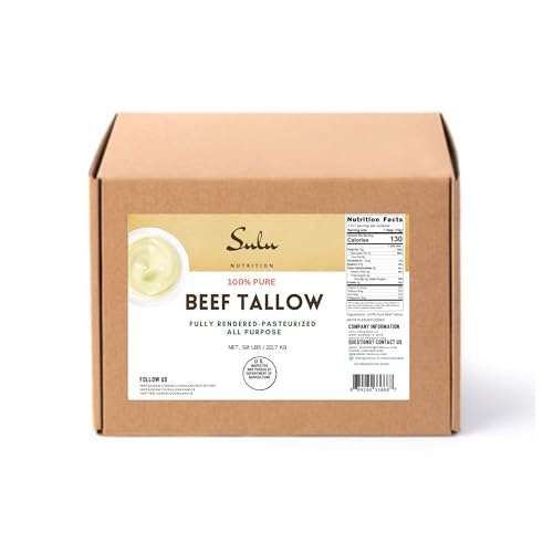 100% Pure Rendered NON GMO Beef Tallow 7LBS A39761