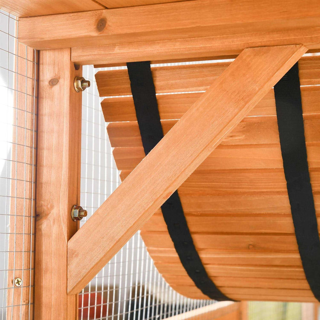 Outdoor Cat House Wooden Catio Z77344