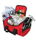 Red Compact Trauma Bag with Standard Fill Kit I432