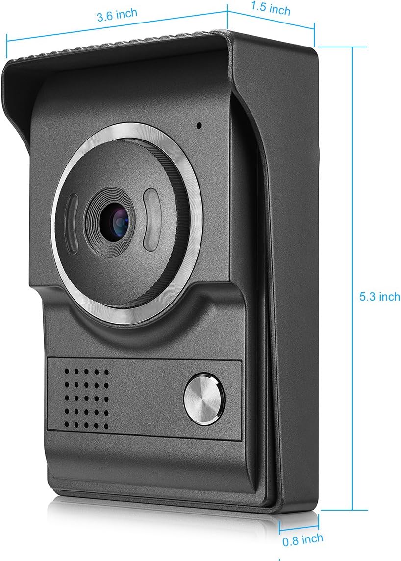 Wired 7 Inches Monitor Video Doorbell System M4154
