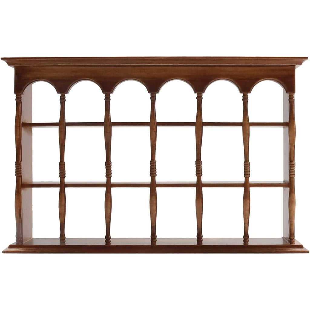 Walnut Color Miniature Wooden Wall Cabinet A2299