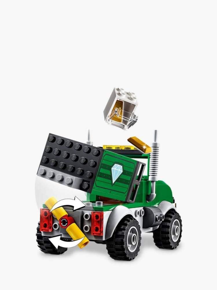 Marvel Spider-Man Playset with Buildable Bank Truck Toy and Minifigures (93 Pieces) W46206