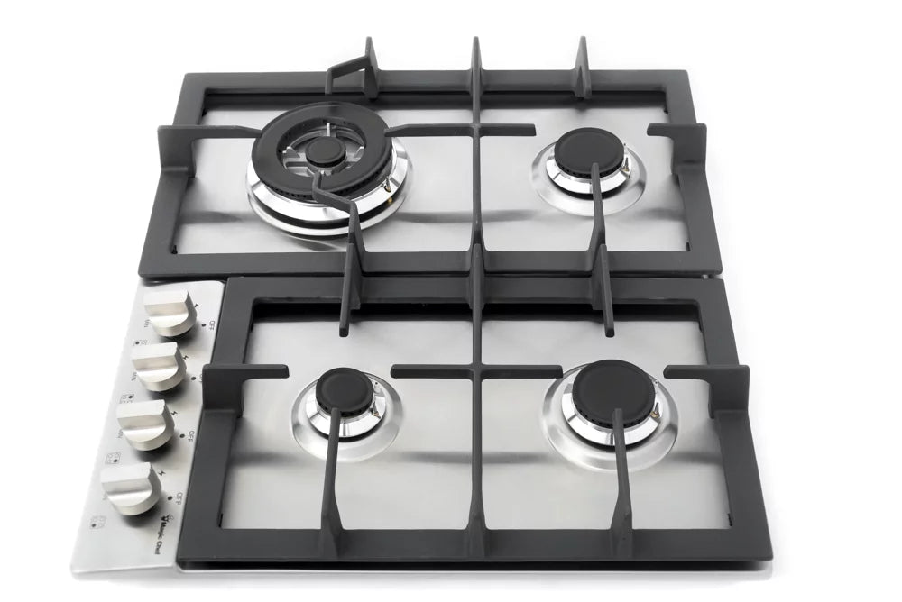 24 Inch Gas Cooktop with 4 Burners, Stainless Steel I735