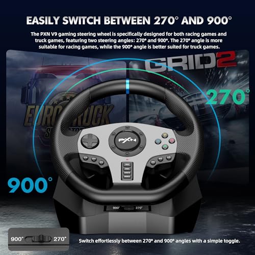 Racing Wheel with Shifter and Pedal for PS4, PC, PS3, Xbox U75976