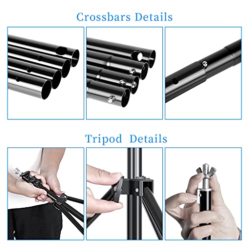 2x3m Adjustable Backdrop Stand with Carry Bag P24538