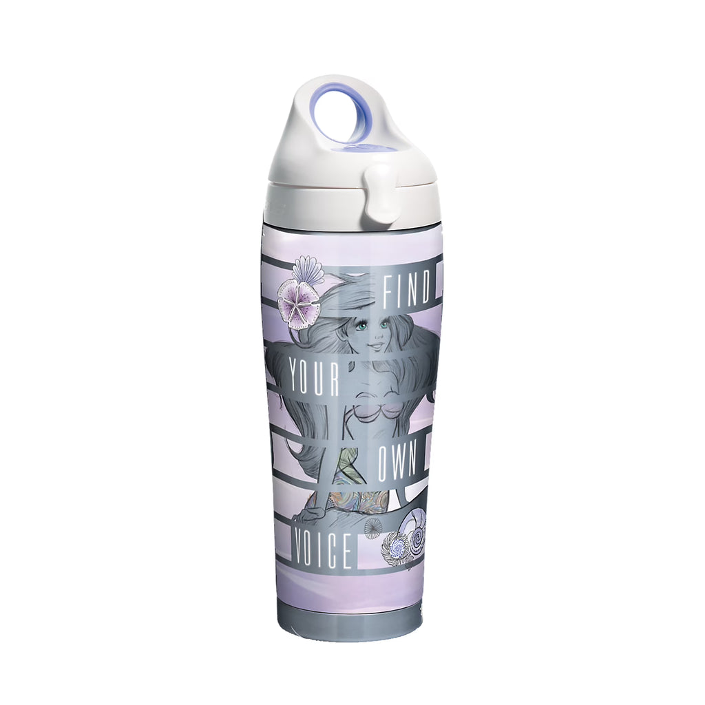 24 oz Stainless Steel Water Bottle with lid H1894