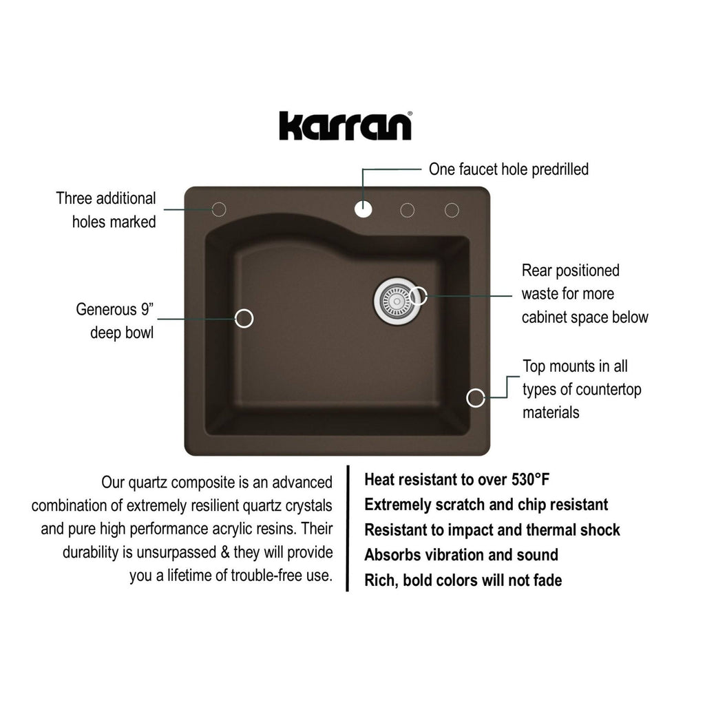 Quartz Composite Kitchen Sink M5809