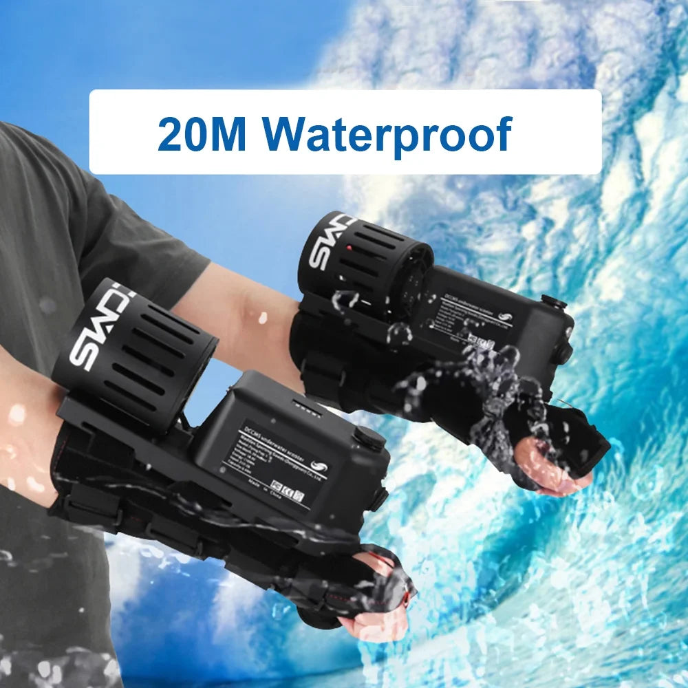 2pcs Electric Underwater Scooters 20M Waterproof Y201
