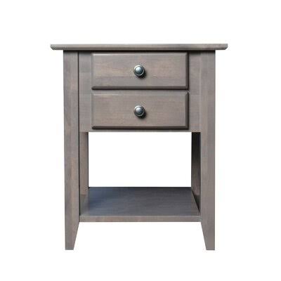 2 Drawer End Table Sandy Gray O565