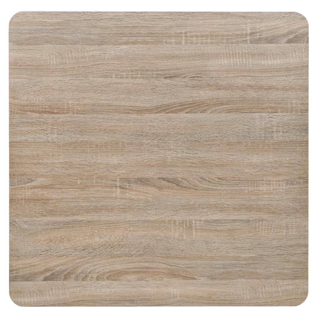 Oak Color MDF and Steel Bistro Table H78429