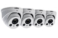 4K Motorized Zoom Lens IP Audio Dome Security Camera White 4-Pack Y331208