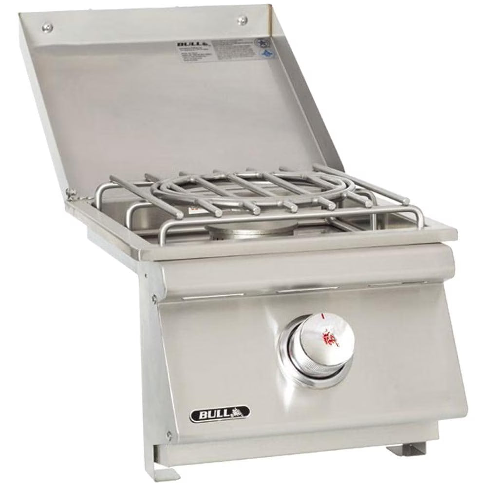 Propane Gas Side Burner with Stainless Steel Lid B76777
