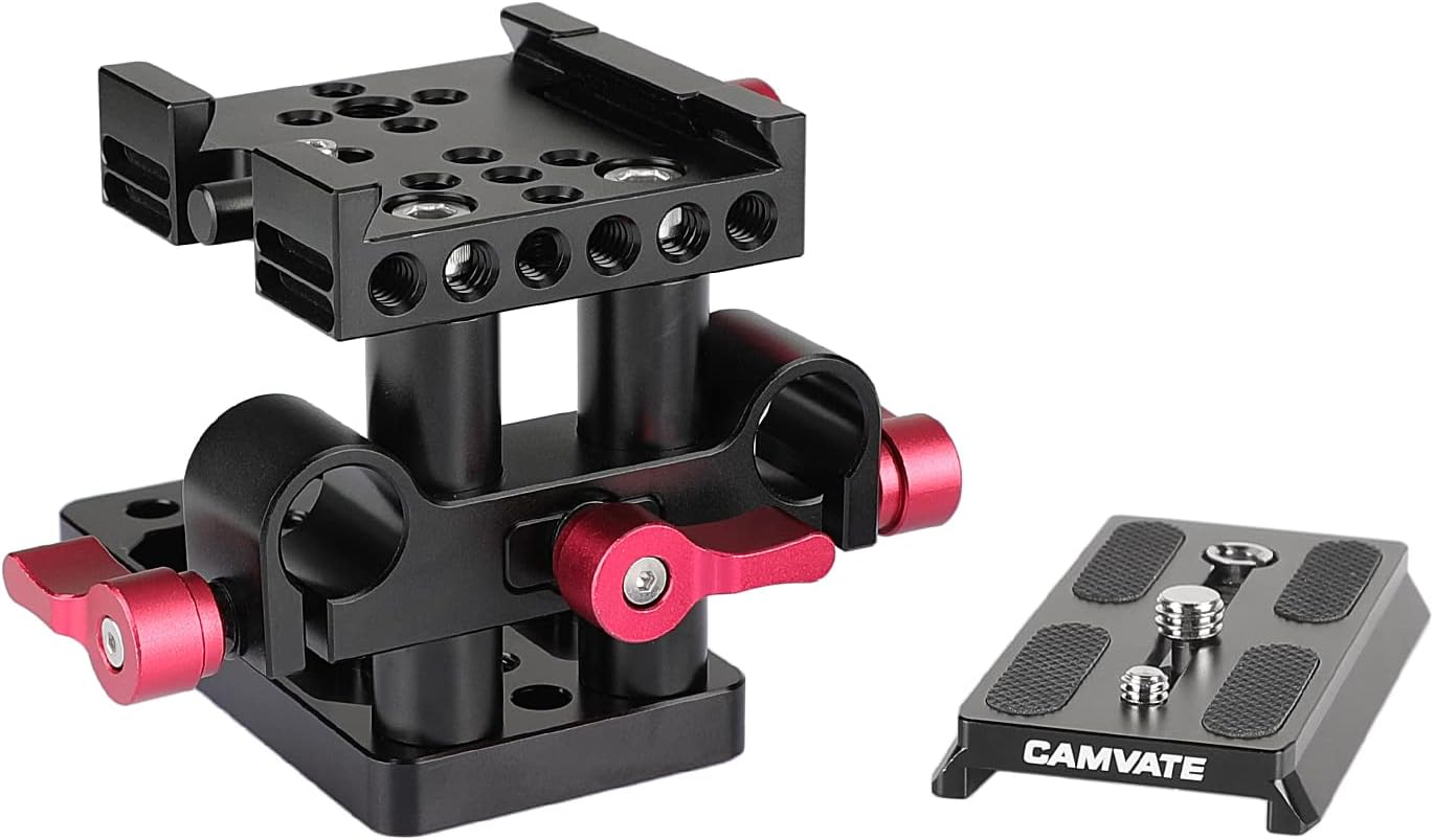 Red Quick Release Mount Base Plate Pack of 2 C10179