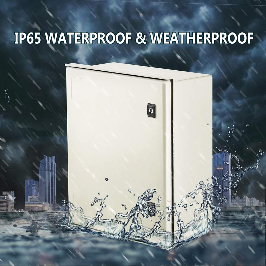 20 x 16 x 8 Inches Wall Mounted Waterproof Electrical Enclosure with Mounting Plate B957