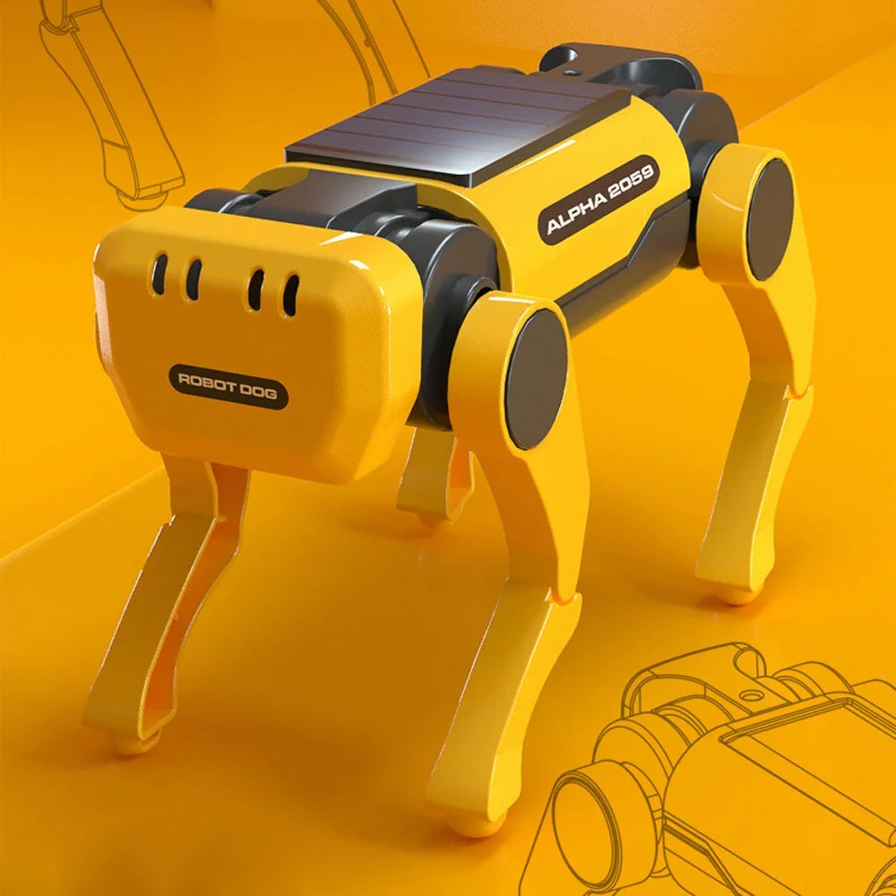 Robot Dog Cattle Solar Powered Assembly Kit B5708