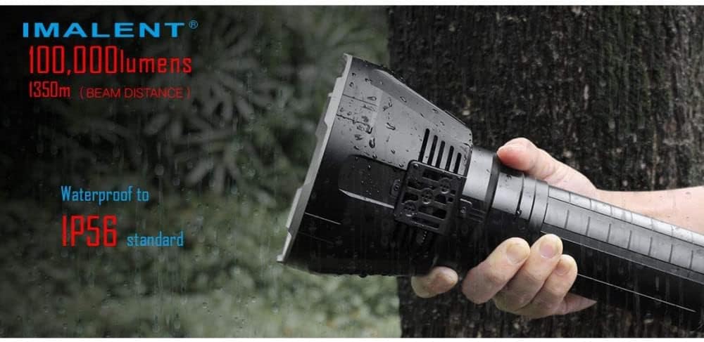 100,000 Lumens Rechargeable LED Flashlight E480871