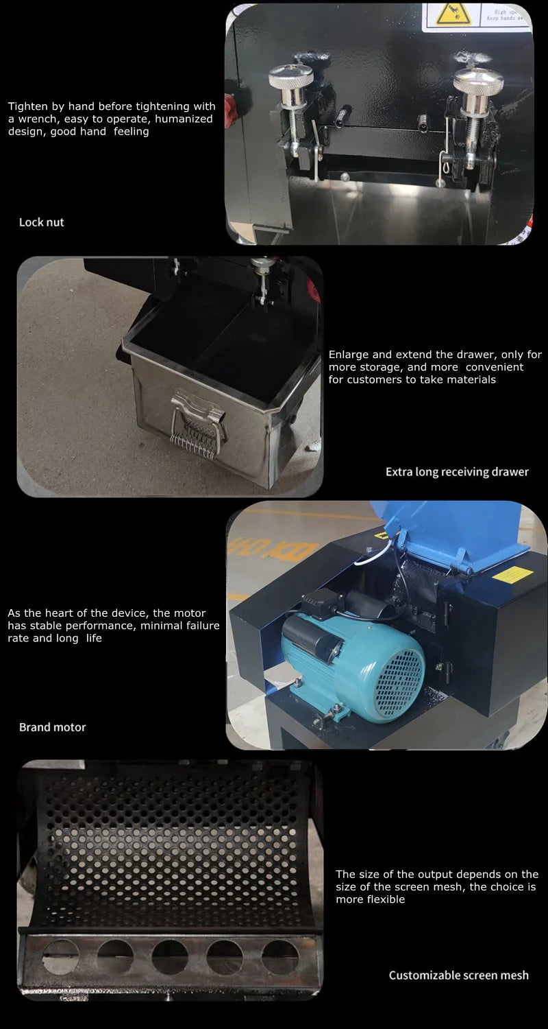 220V Electric Plastic Shredder D2890