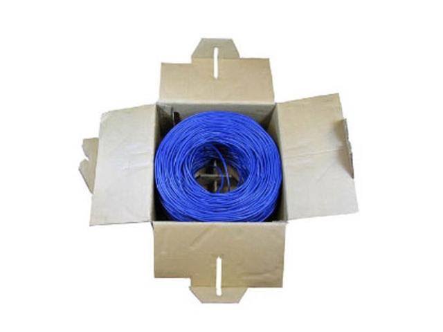 Blue 1000ft Cat5e Ethernet Bulk Cable X687235