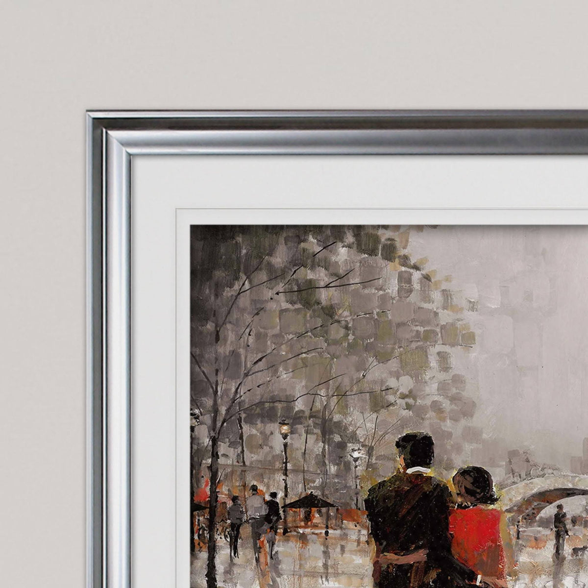 Silver Framed Print A978