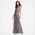 Halter Neck Beaded Gown F11194