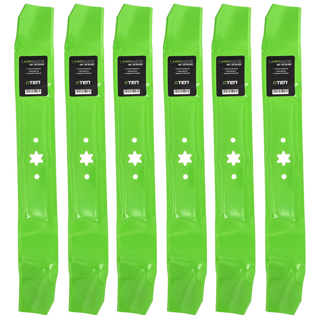 6 Pack Lawn Mower Blades E691