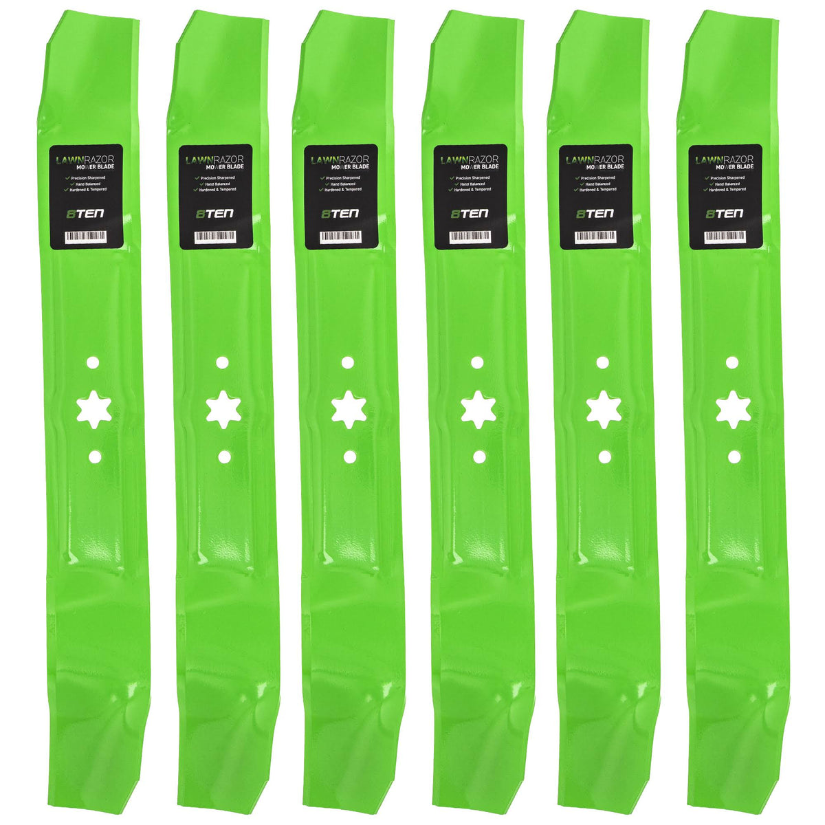 6 Pack Lawn Mower Blades E691
