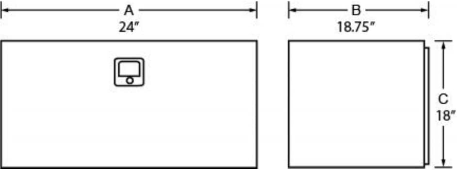 Underbody Box Steel Black Z9684