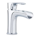 Polished Chrome Single Hole Waterfall Bathroom Faucet with Push-Pop Drain Z282975