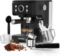 Black 20 Bar Espresso Coffee Machine with Milk Frother C9281