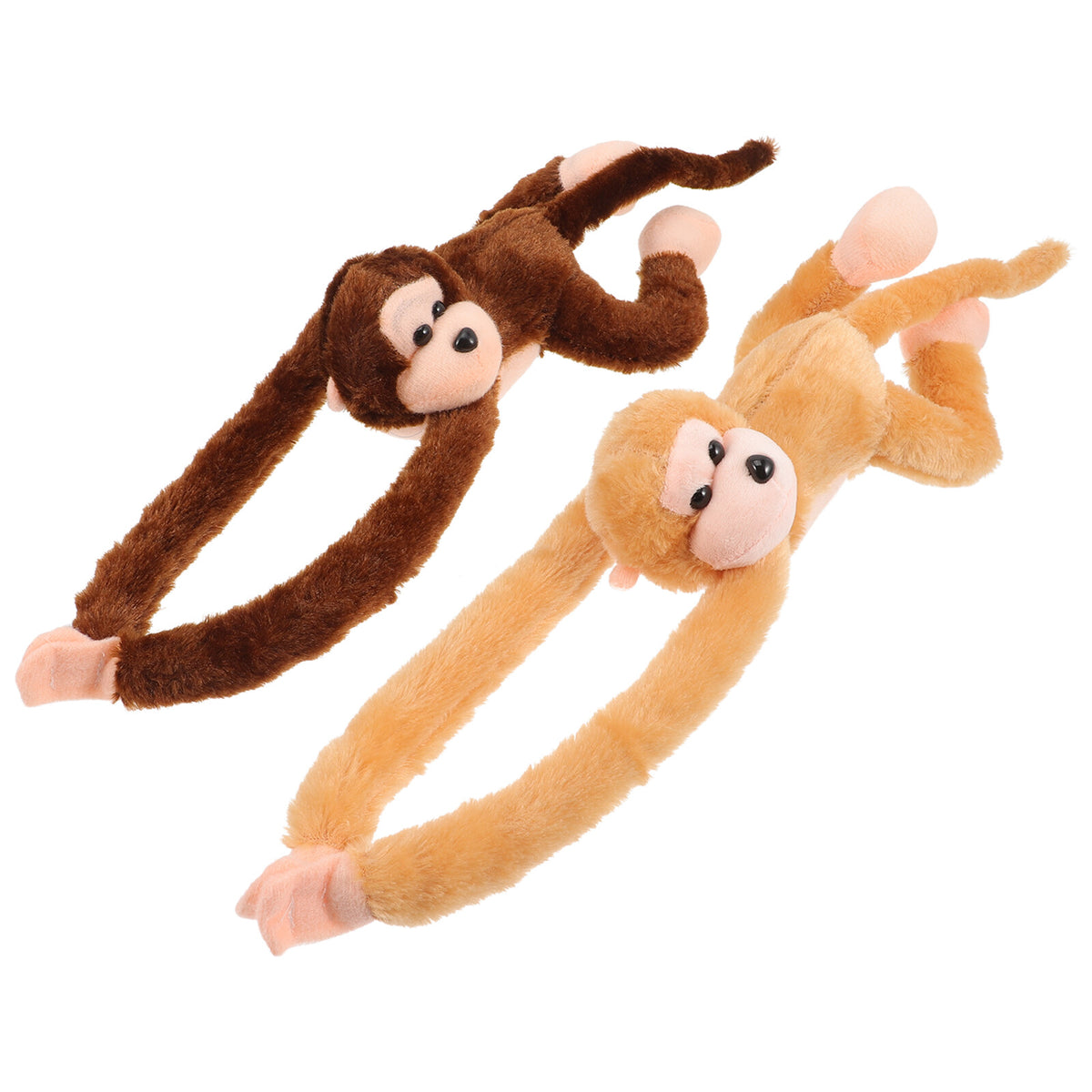 2Pcs Hanging Plush Monkey Doll Stuffed Animal Toy V6732